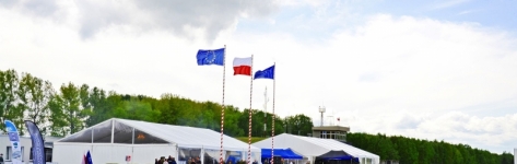 Strefa VIP w namiocie podczas Pokazów Lotniczych w Mińsku Mazowieckim