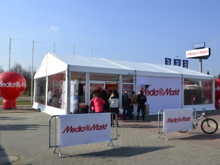 Namiot eventowy RAJT na event marki Media Markt - fot.1
