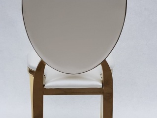 Krzesło Glamour białe - tył